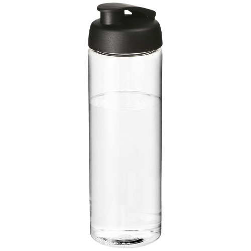 Bouteille de sport promotionnelle 850ml H2O Active® Translucide et Noir